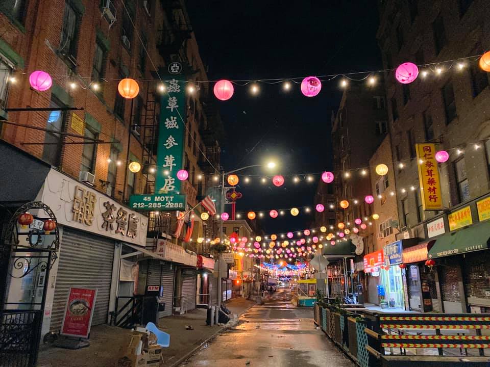 Street Lighting Chinatown Long Island Christmas Light Installation